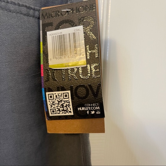 NWT HURLEY 84 SLIM PANTS IN COAL GREY. SIZE 14 - Picture 3 of 6